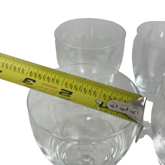 Set Of 4 Crystal Irish Coffee Glasses With Etched Shamrock Design - Picture 8 of 10